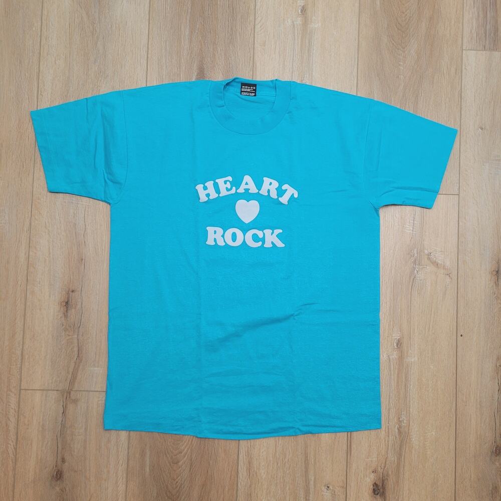 VTG 80s 90s BEST FOTL T-Shirt XL Single Stitch USA Made HEART ROCK Graphic Tee